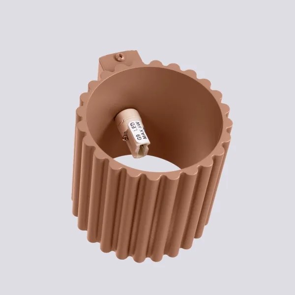 Sollux SL.1806 - Aplica de perete AURA 1xG9/10W/230V maro