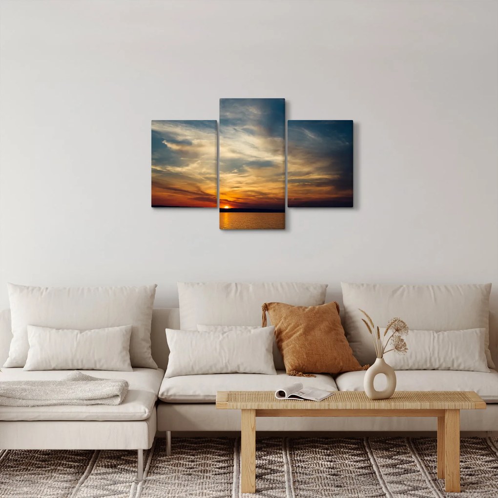 Tablou cu apus de soare (90x60 cm)