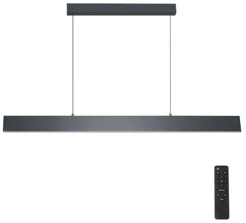 Lustră LED dimabilă pe cablu Brilagi SLIMLINE LED/40W/230V 3000-6000K antracit + telecomandă