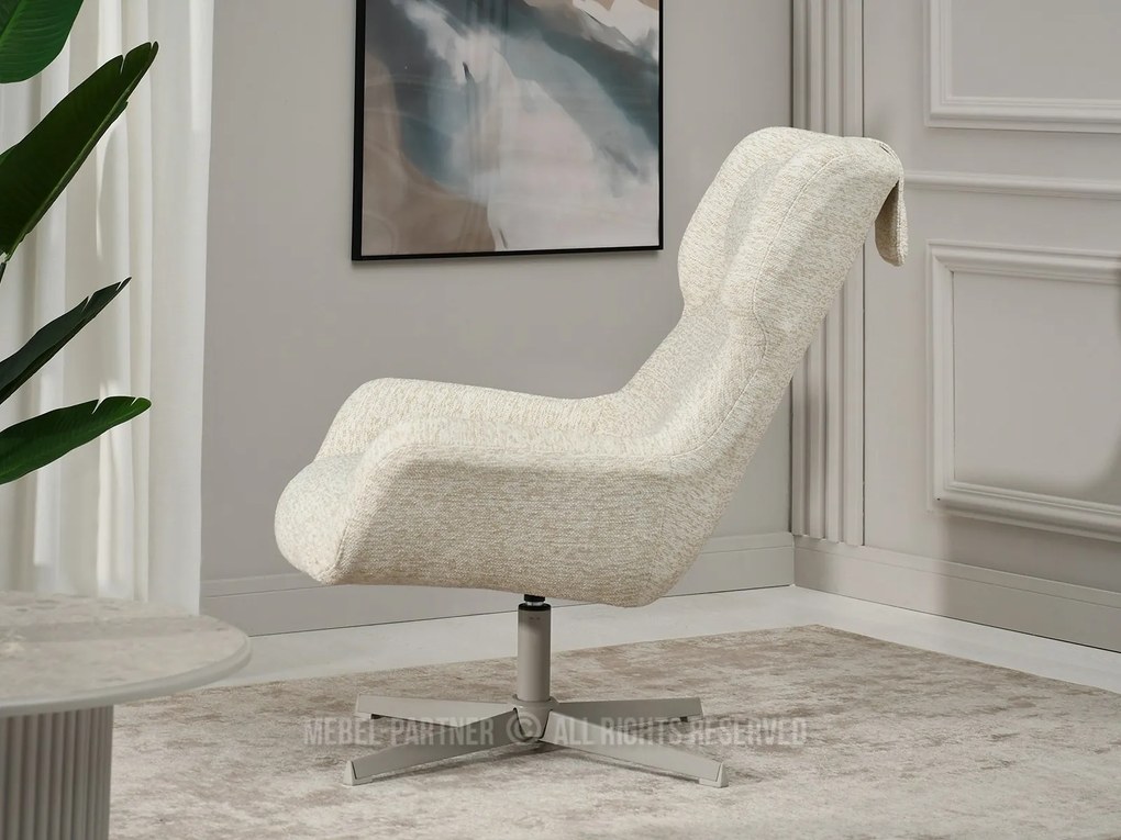 Fotoliu Irma (crem + bej). Promo -22%. 1110068