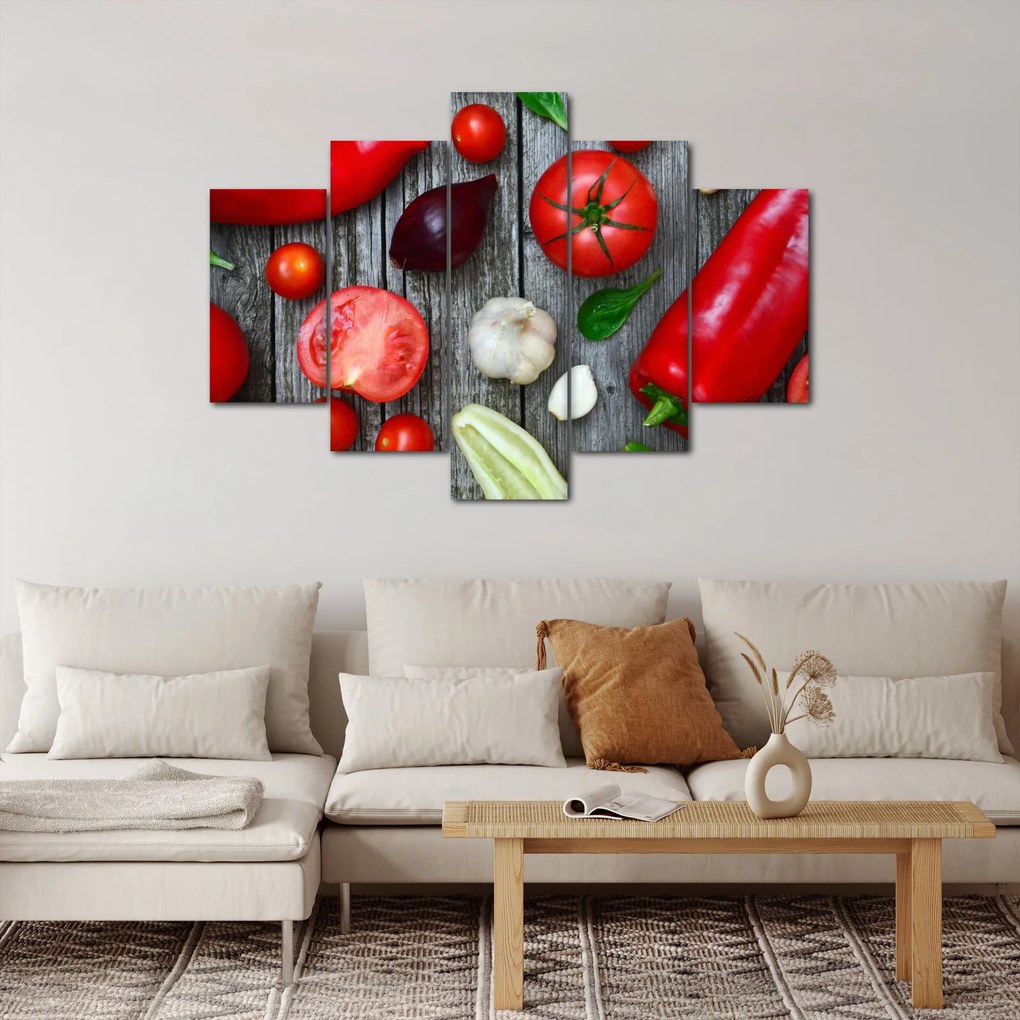 Tablou cu legume (150x105 cm)