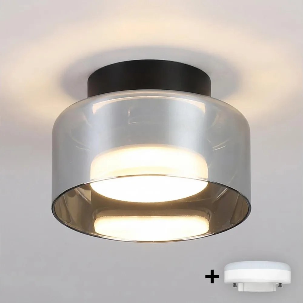 Brilagi - LED RGB dimmabil, spot AURA LUX 1xGX53/14W/230V Wi-Fi Tuya negru/fumuriu