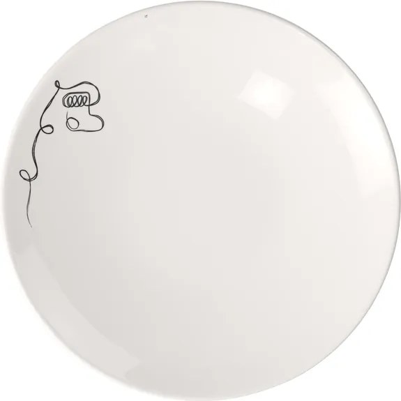 Farfurie de Crăciun pentru micul dejun/desert, 21 cm, colecția Statement Lines - Villeroy & Boch