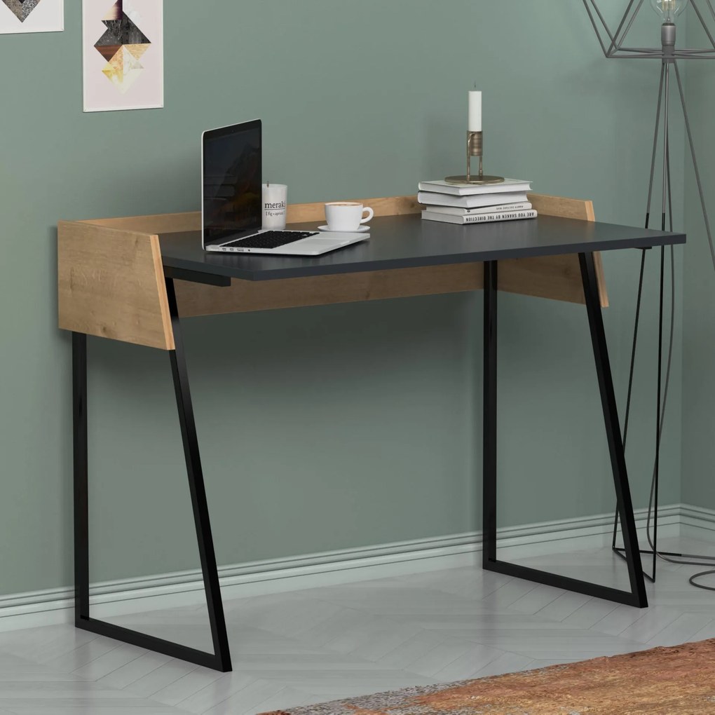 Birou Rone - Anthracite, Oak