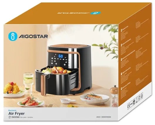 Friteuză cu aer cald Aigostar 7l 1900W/230V
