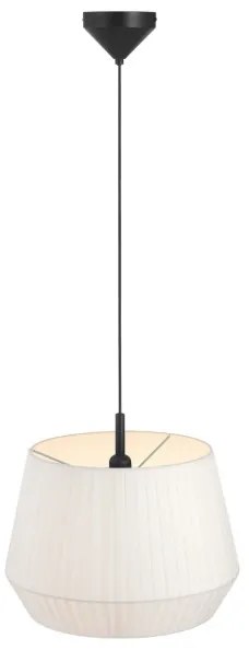 Nordlux - Lampă suspendată cu cablu DICTE 1xE27/60W/230V Ø40 cm albă