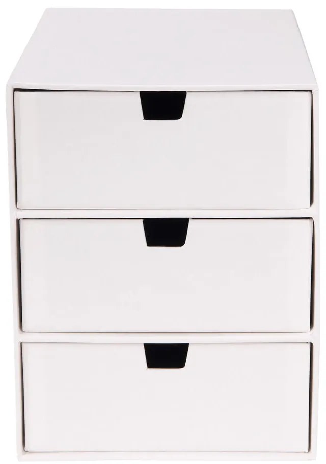 Cutie cu 3 sertare Bigso Box of Sweden Ingrid, alb