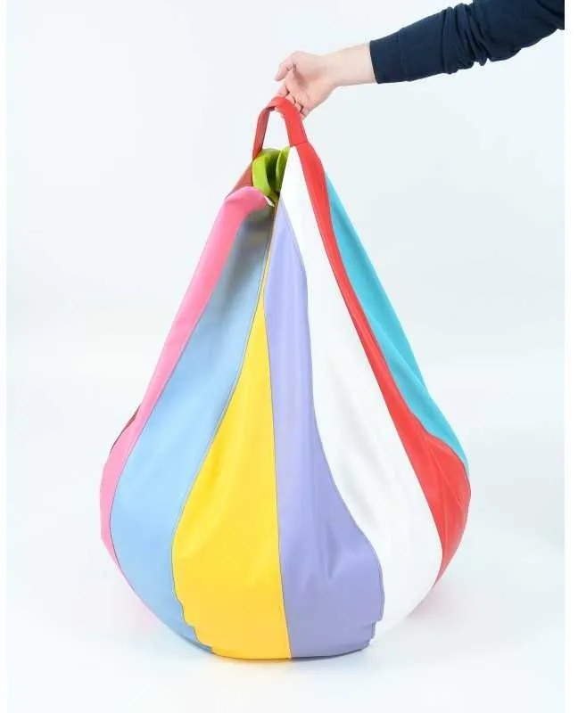 Fotoliu puf copii, Nirvana Light Pufrelax, Material Piele ecologica - Mozaic
