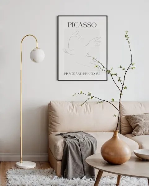 ByRydens Lampă de podea BELLAGIO 4101050-5000, 1xE27/8W/230V