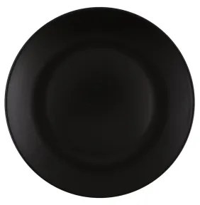 Set de veselă, 12 piese, negru/ceramică