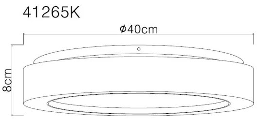 Plafonieră LED Globo 41265K LIAMI LED/24W/230V