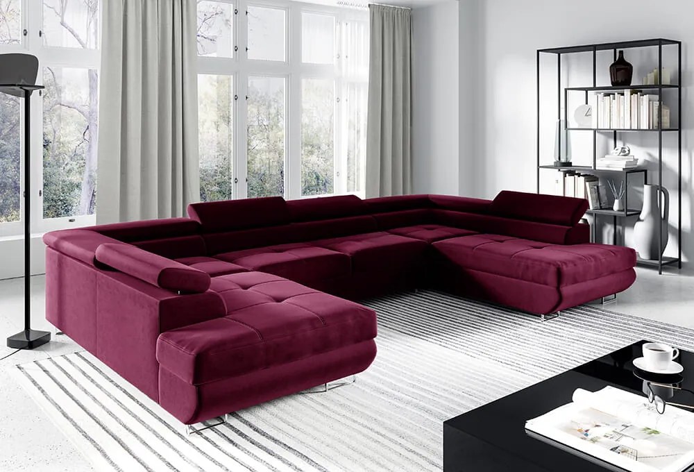 Coltar Type 152 U, extensibil, 4 locuri, 335 cm x 201 cm
