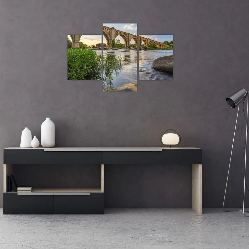 Tablou - Podul de cale ferată Richmond (90x60 cm)