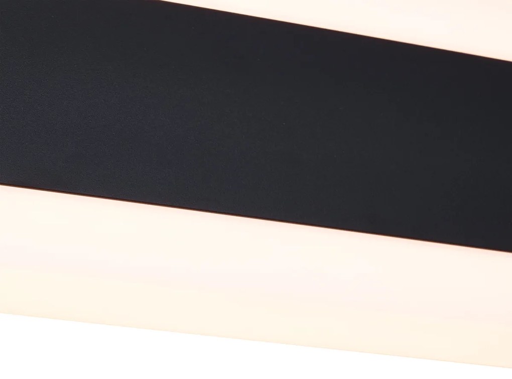 Lampă de perete modernă neagră CCT 60cm incl. LED IP54 - Vanya