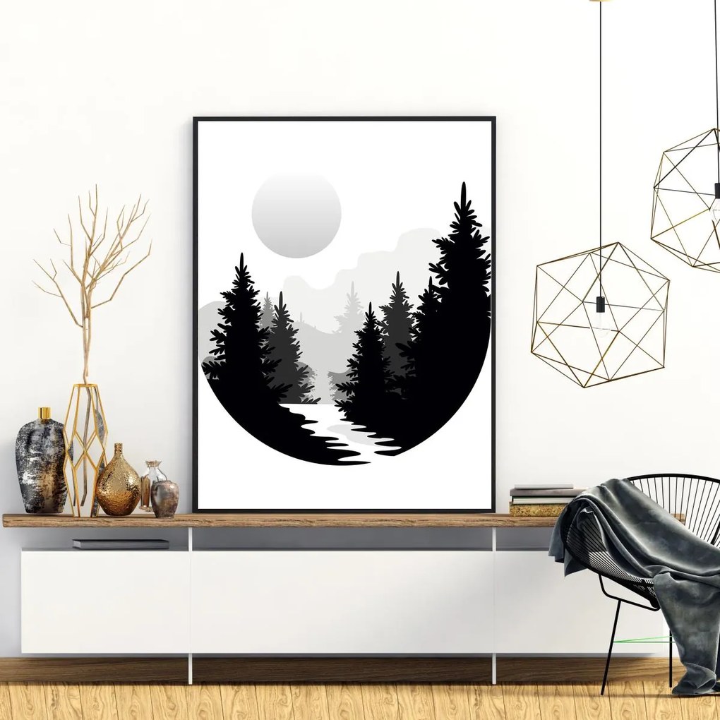 Poster - Pădure (A4)