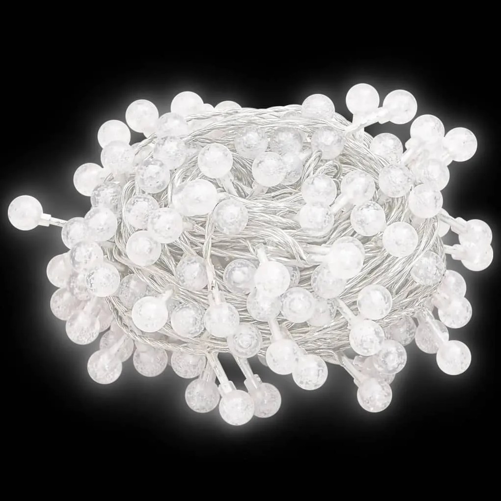 Ghirlanda luminoasa, 200 LED-uri, alb rece, 8 functii, 20 m 1, Alb rece, 20 m