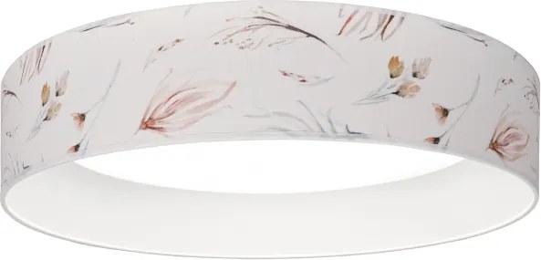 Brilagi-LED dimmabil VELVET SM. VARI 24W/230V 3000-6500K Ø45 cm alb/floral + telecomandă