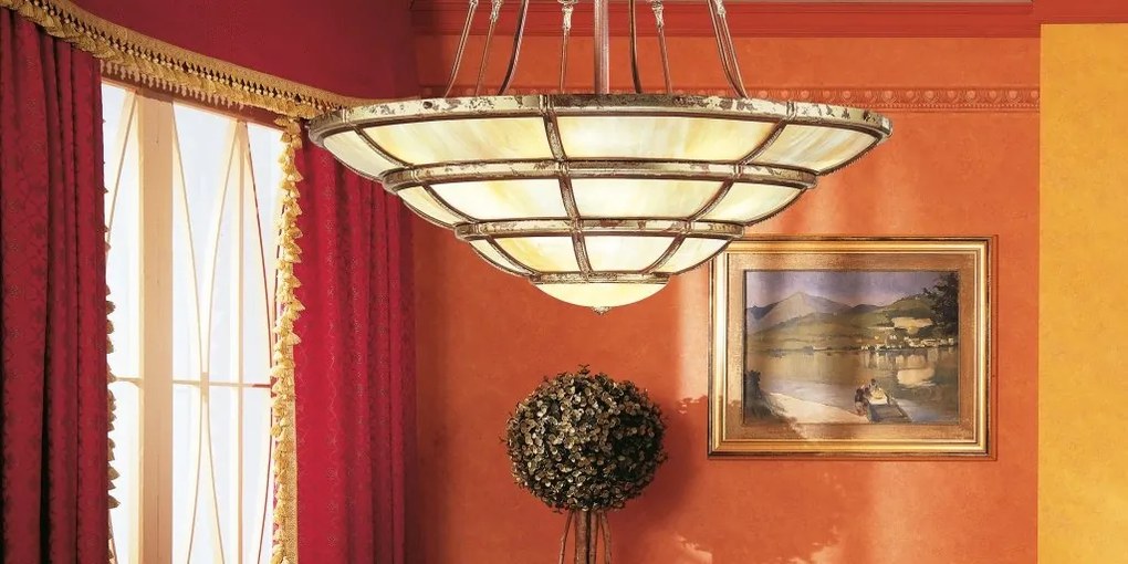 Lustra eleganta LUX realizata manual Giotto, 120cm