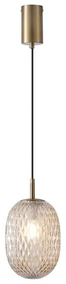 Lustră pe cablu 1xE14/25W/230V transparent pr. 15 cm