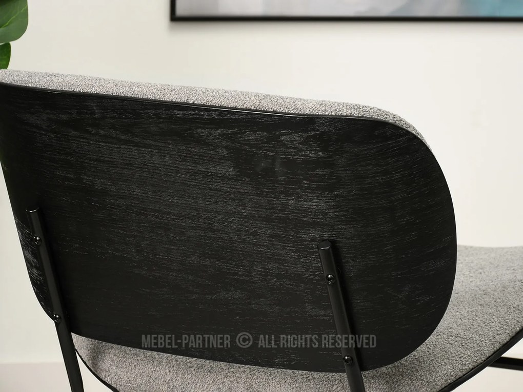 Fotoliu Black (gri + negru). 1109974