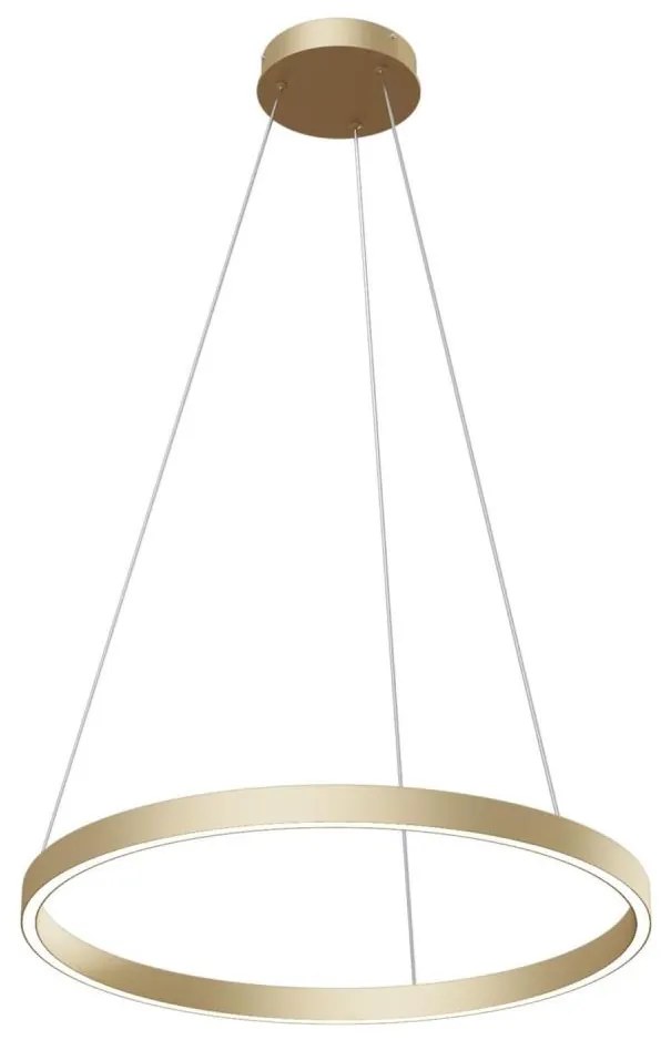 Lustră LED pe cablu Maytoni MOD058PL-L32BS4K RIM LED/37W/230V d. 60 cm auriu