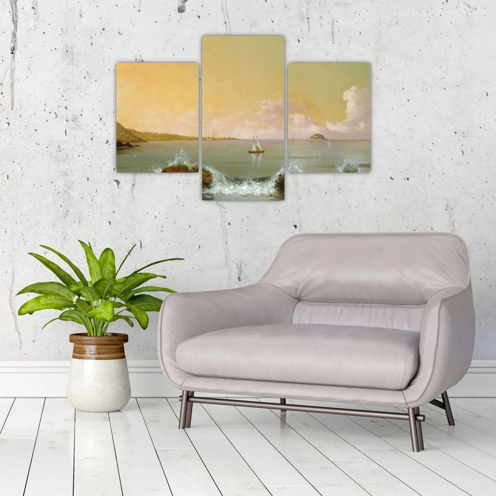 Tablou - Martin Johnson Heade, Rio de Janeiro Bay, reproducere (90x60 cm)