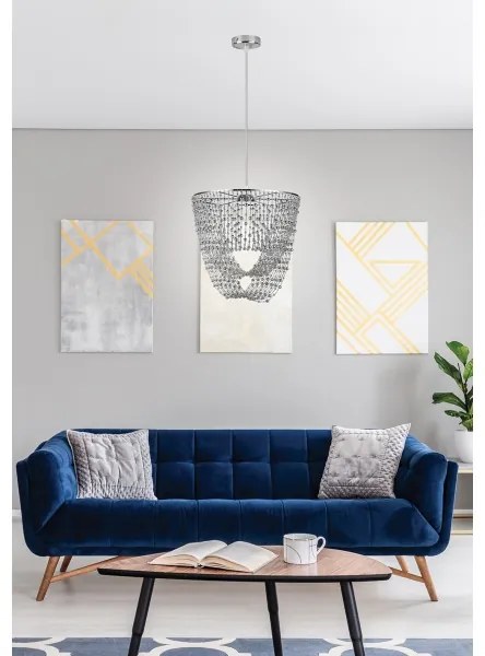 Lustră pe cablu ELBA 1xE27/60W/230V