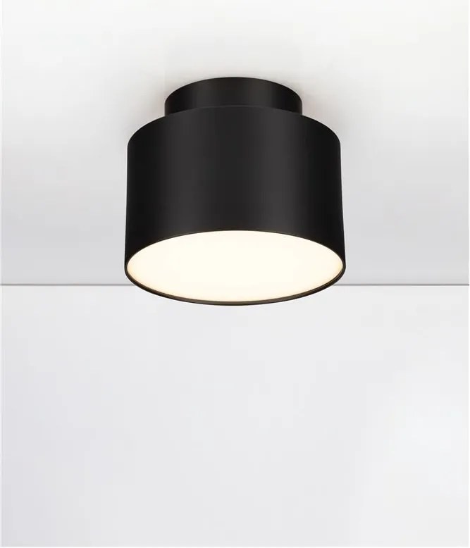 Spot aplicat, Plafoniera LED Ozen negru, 11cm