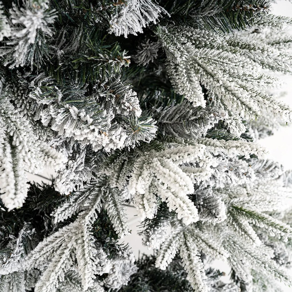 Pom înzăpezit de Crăciun, cu suport, Cardiff, 120 cm, 120 cm