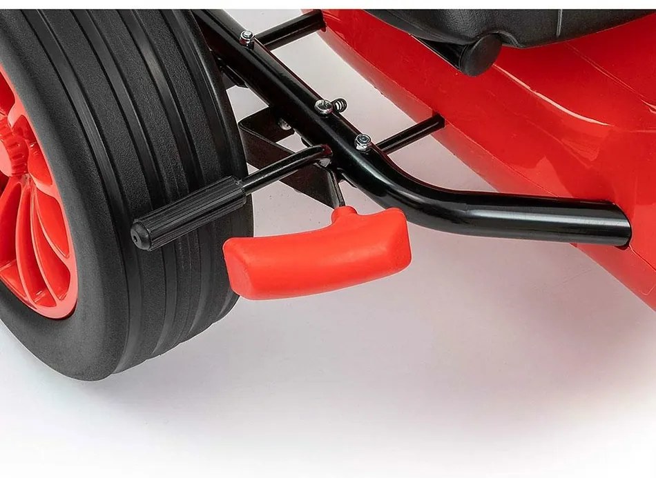 Milly Mally Quadricycle Go-kart Rocket, roșu