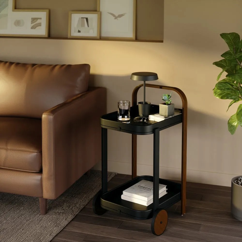 Măsuță de servire cu roți 44x53 cm Bellwood – Umbra