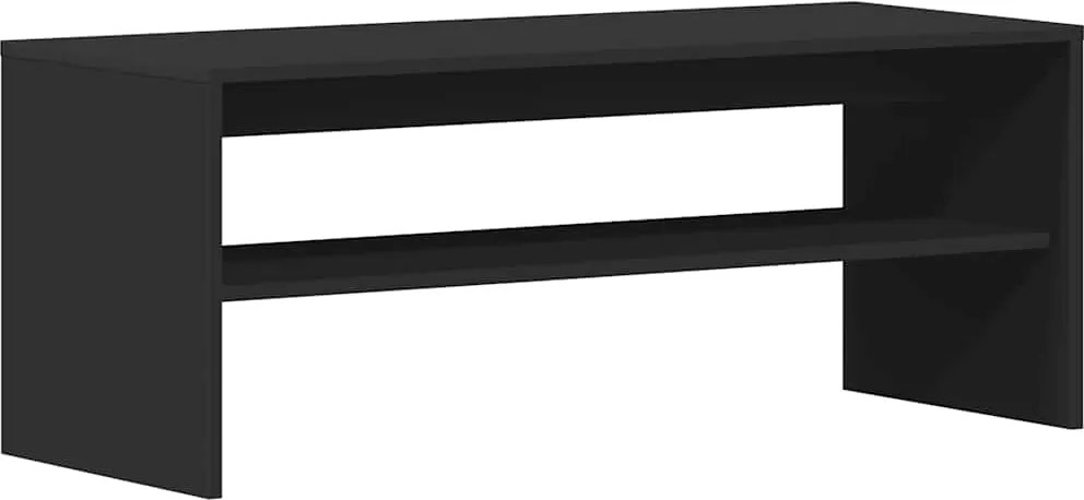 vidaXL Comodă TV, negru, 100 x 40 x 40 cm, PAL