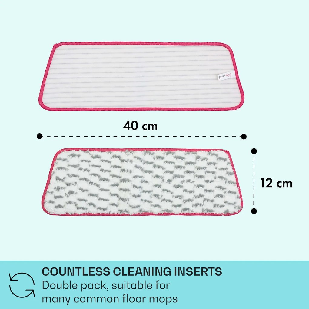 Glisten Pad, lavetă, microfibră, 40 x 12 cm, pachet dublu