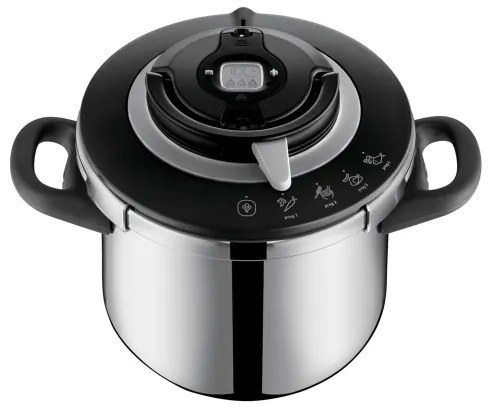 Oală sub presiune Tefal 8 l CLIPSO+ CHEF oțel inoxidabil