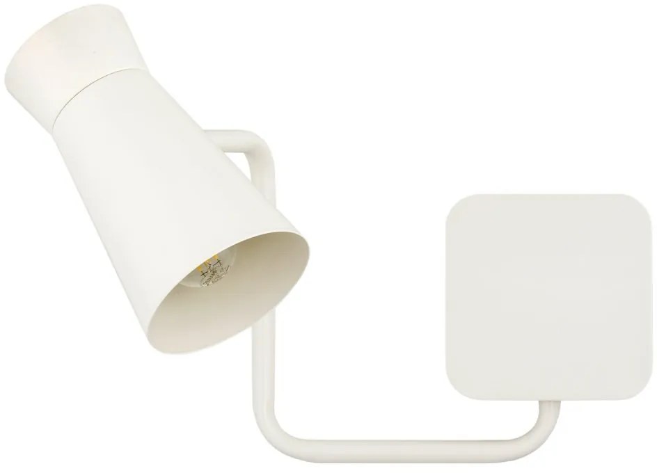 Aplica cu brat si spot directionabil LORD 8879 alb crem