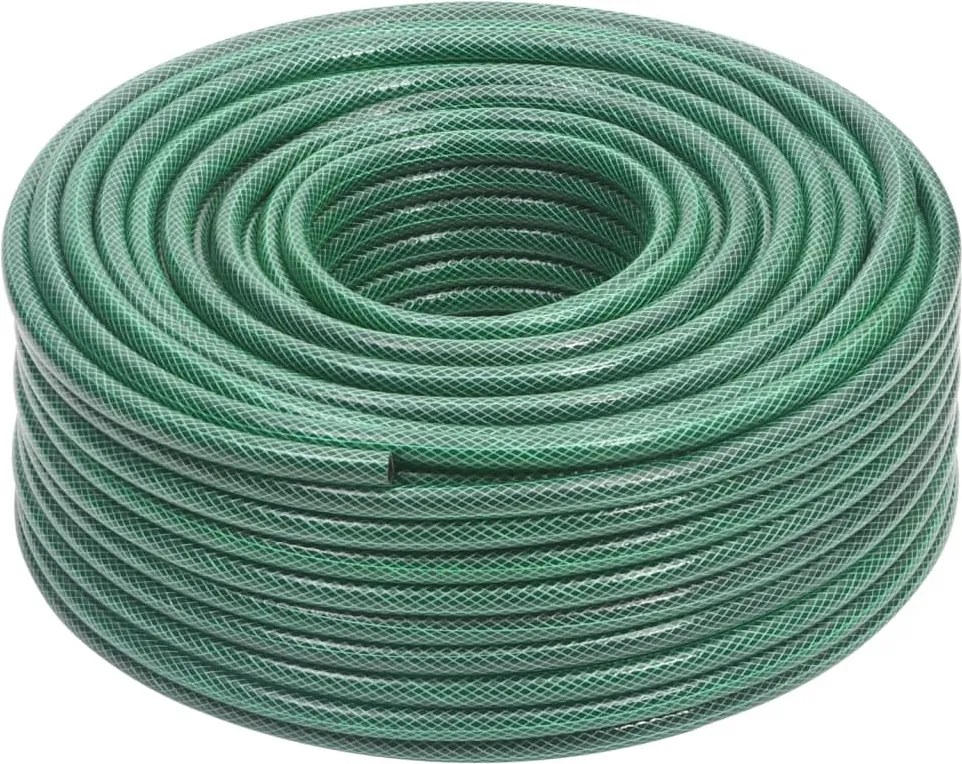 vidaXL Furtun de aer, verde, 0,5", 100 m, PVC