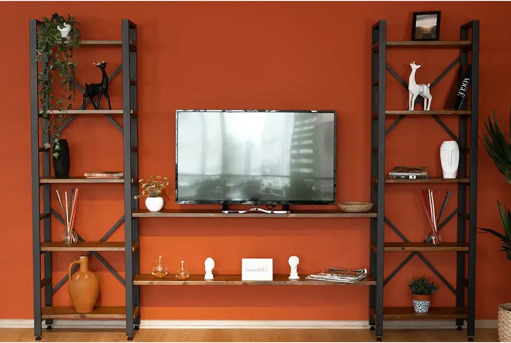 Biblioteca ,solid wood,lemn, seria A-620,Homs,258x27x185 cm ,630327