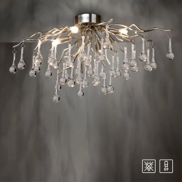 Lustră aplicată Paul Neuhaus 8090-55 ICICLE 4xG9/40W/230V