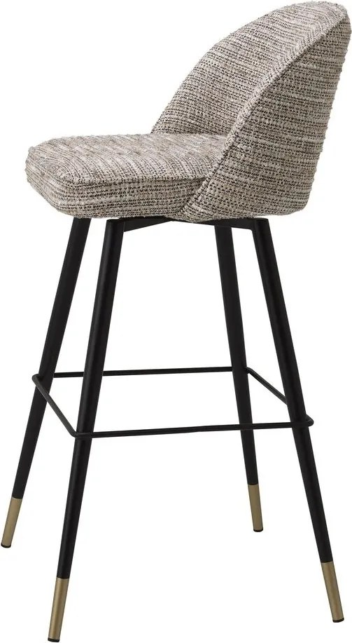 Set de 2 scaune de bar design modern LUX Cliff, bej mademoiselle 115283 HZ