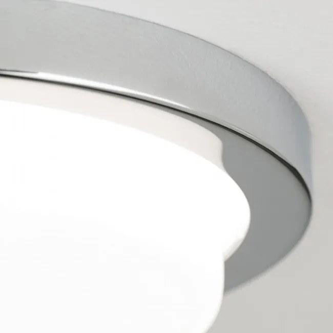 Plafoniera LED moderna LEROX 20cm crom