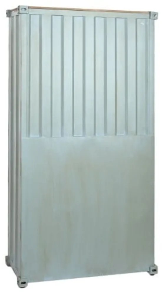 Bufet, turcoaz, din metal, stil industrial, Cargo