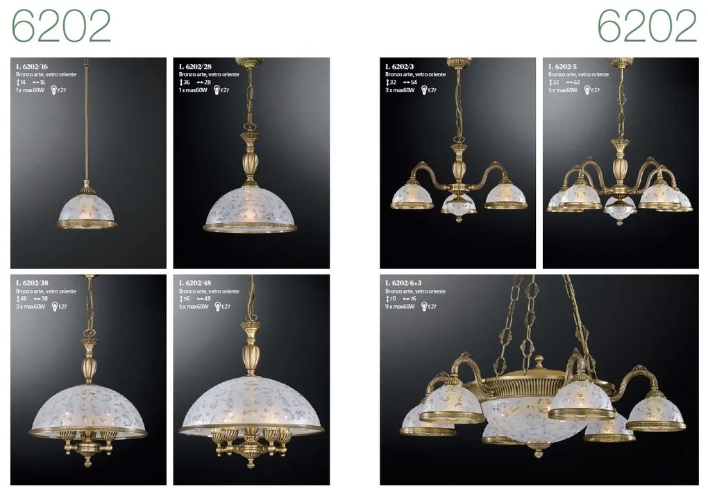 Aplica de perete design clasic din alama si sticla 6202