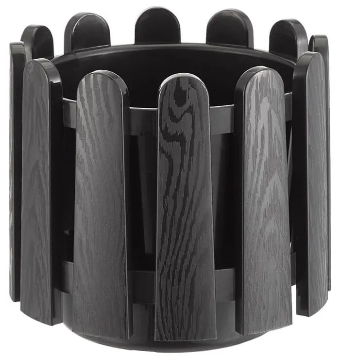 Ghiveci Fence, 6.6 l, tratat UV, negru, polipropilena