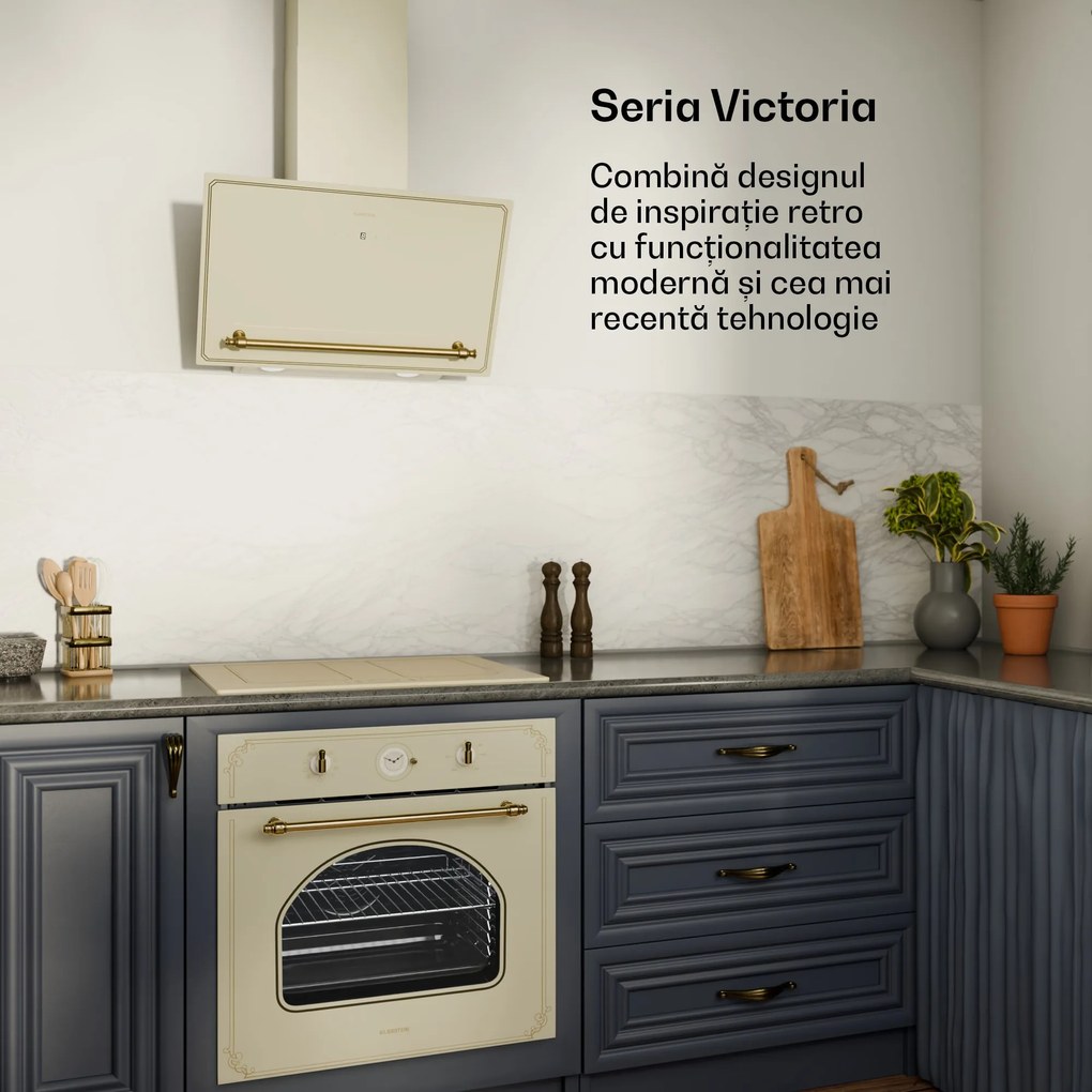 Klarstein Victoria 4 Flex, plită cu inducție, încorporabilă, 7000 W, 2 Flex zone, temporizator