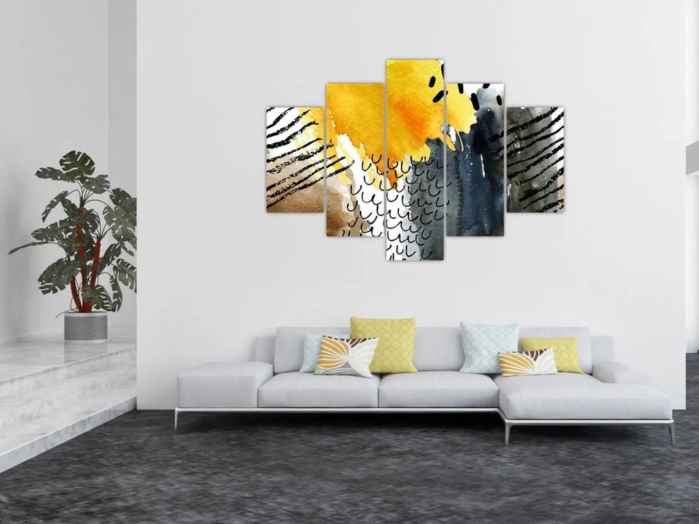 Tablou - Acuarelă abstractă (150x105 cm)