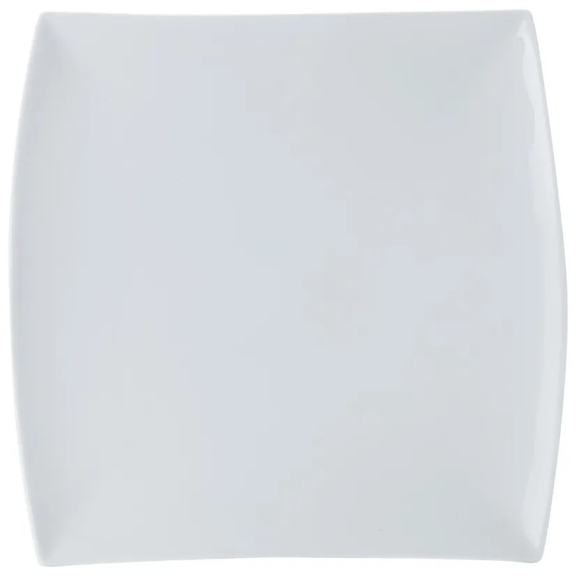 Platou dreptunghiular, Maxwell &amp; Williams, White Basics Square, 17 x 30 cm, portelan, alb