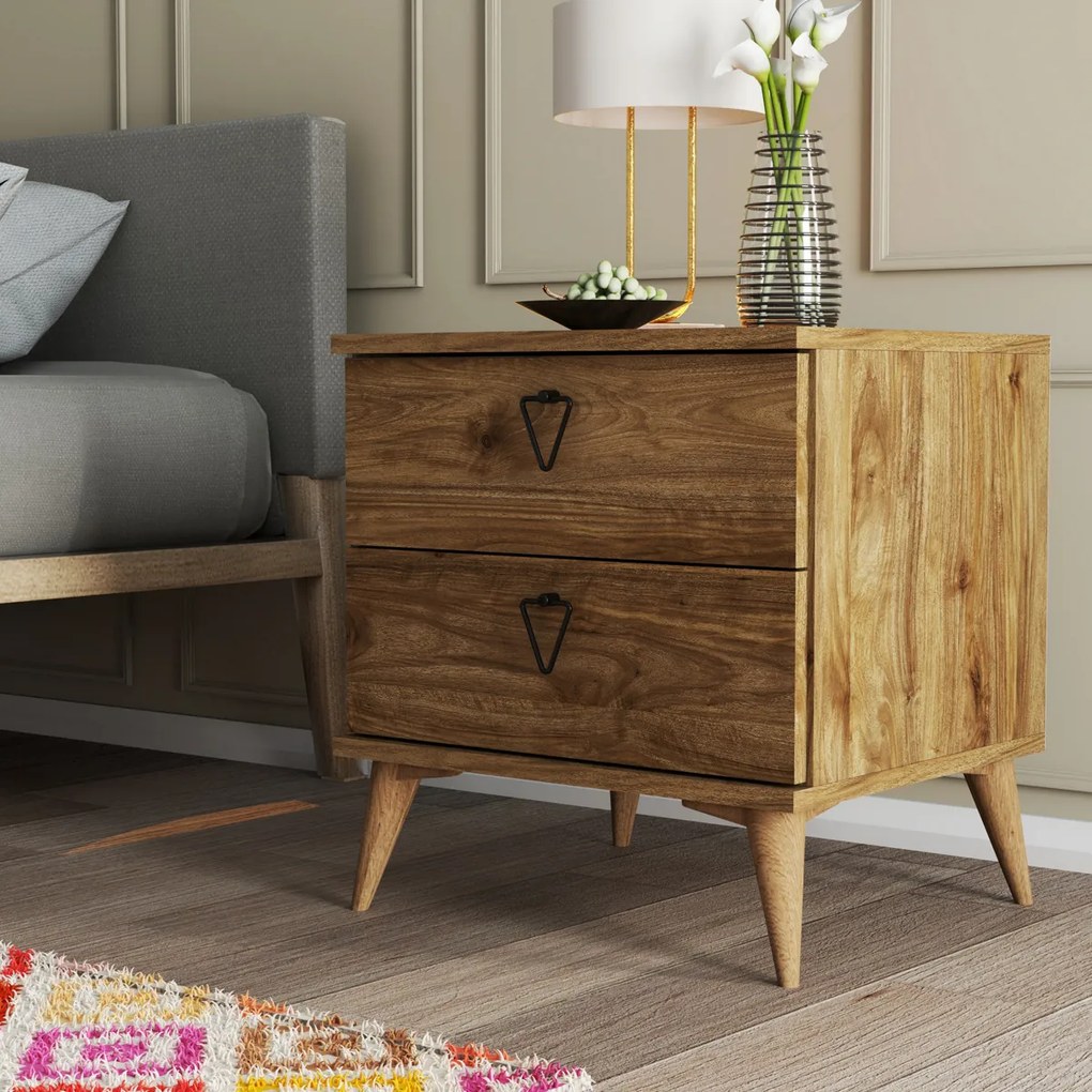 Măsuță de noptieră Versa-Ce Walnut