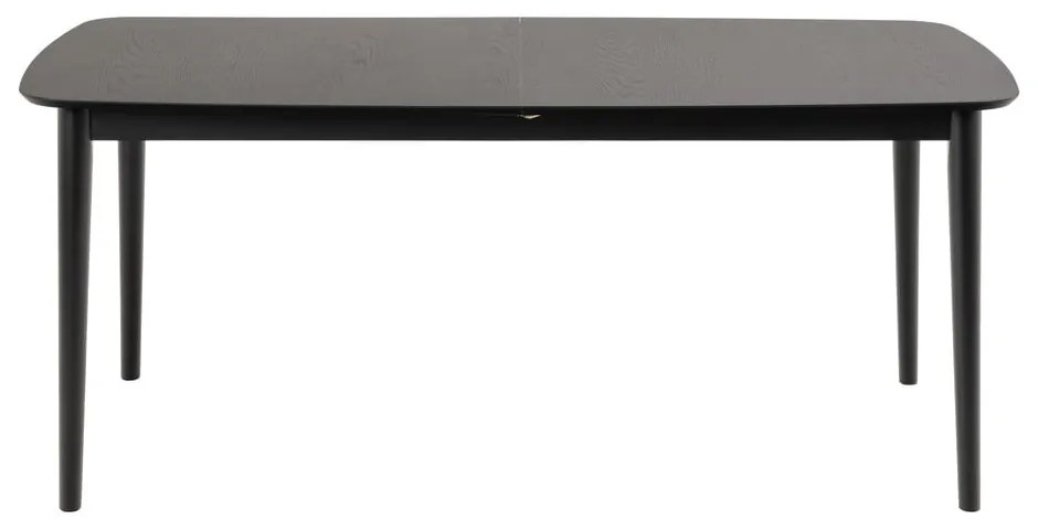 Masă de dining extensibilă cu blat cu aspect de lemn de stejar 90x219 cm Montreux – Actona