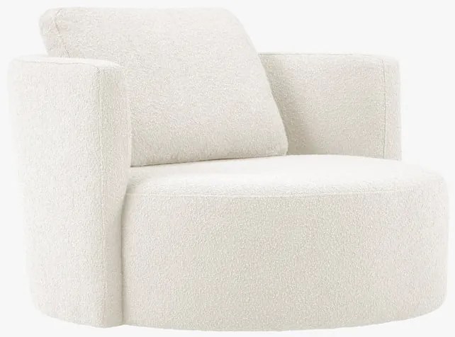 Fotoliu rotativ Bliss boucle L112 cm