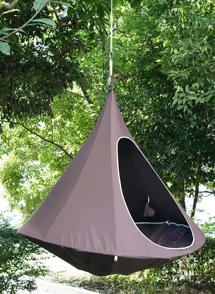 Scaun suspendabil balansoar, gri maro TAUPE, KLORIN NEW TYP 2 BIG SIZE